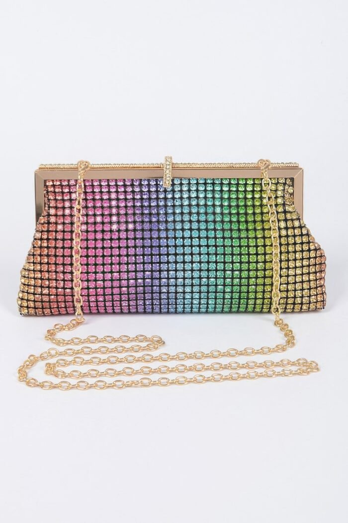 Rhinestone party clutch - image 6