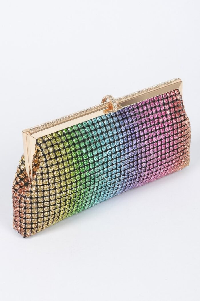 Rhinestone party clutch - image 8
