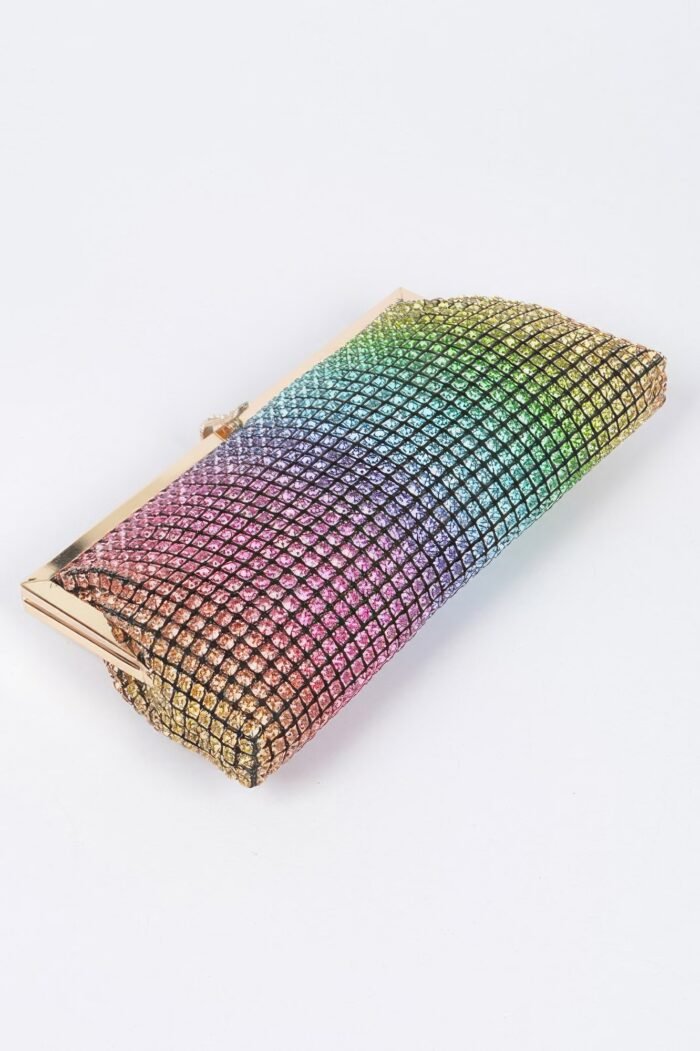 Rhinestone party clutch - image 9