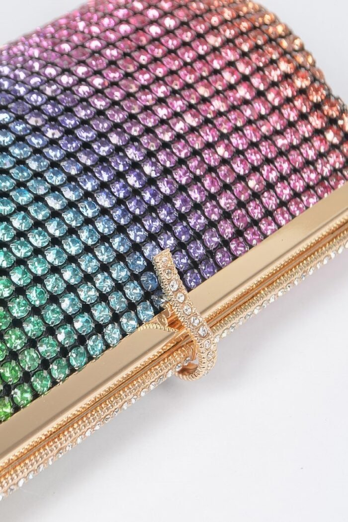 Rhinestone party clutch - image 10