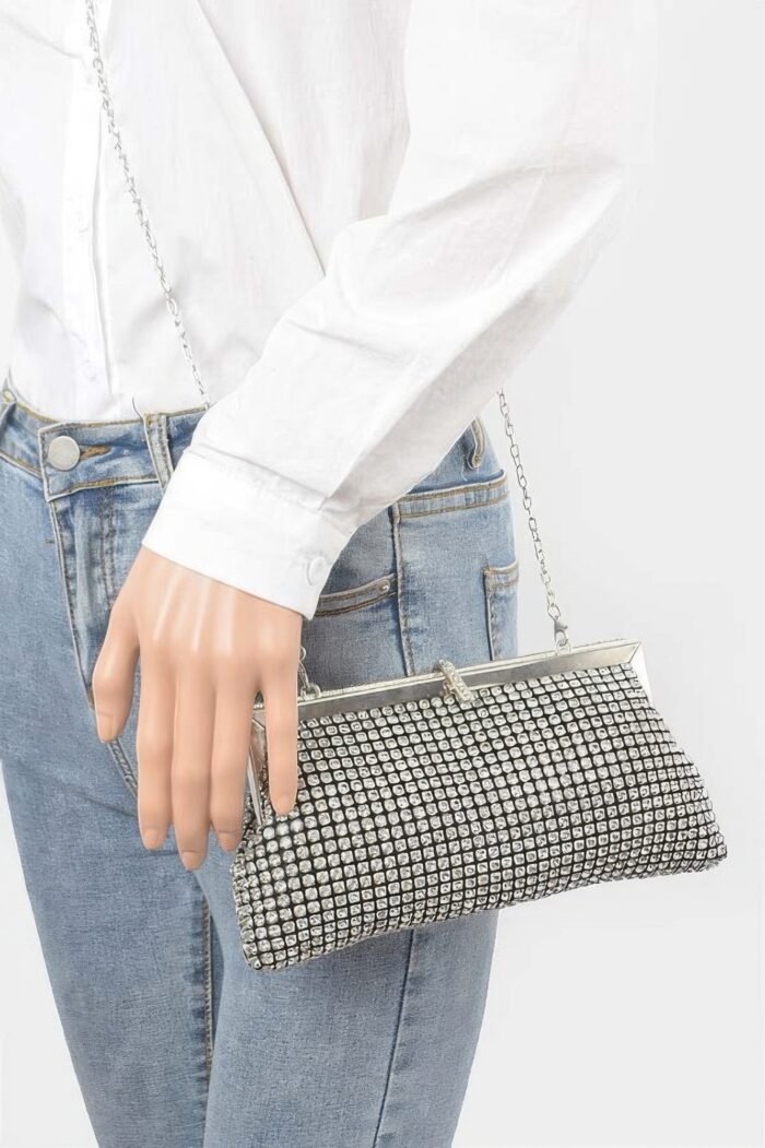 Rhinestone party clutch - image 21