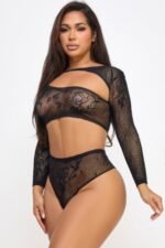 2478 Rose Bodystocking Set - Image 3