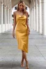 backless cami fit dress—sleek, figure-flattering, and perfect for summer nights.