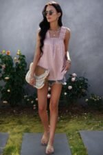 Leopard Stretch Wide Sling Tank Top - Image 4