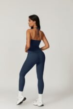 Solid Yoga Gym Fit High Ecastic Legging - Image 8