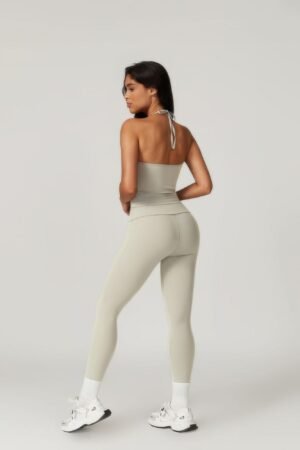 Solid Yoga Gym Fit High Ecastic Legging Solid Yoga Gym Fit High Ecastic Legging