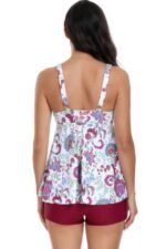 Printed Sleeveless Ruffle Two Pieces Swimsuits - Image 14