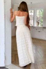 Strappy Maxi Skirt & Crop Top Co-ord Set – Summer Outfit