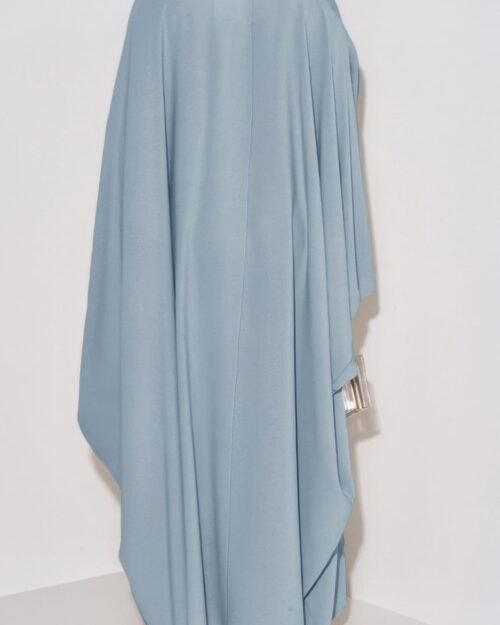 plain v neck loose fit shift maxi dress