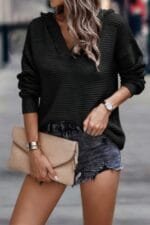 Block Botton Up Fluffy Outerwear