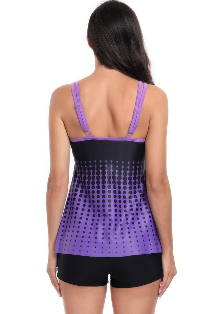 Two pieces dot print sleeveless fit swimsuits - image 6