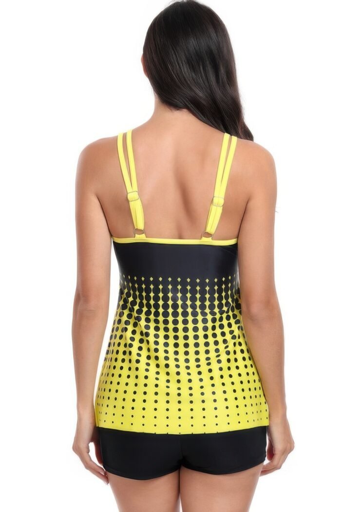 Two pieces dot print sleeveless fit swimsuits - image 11