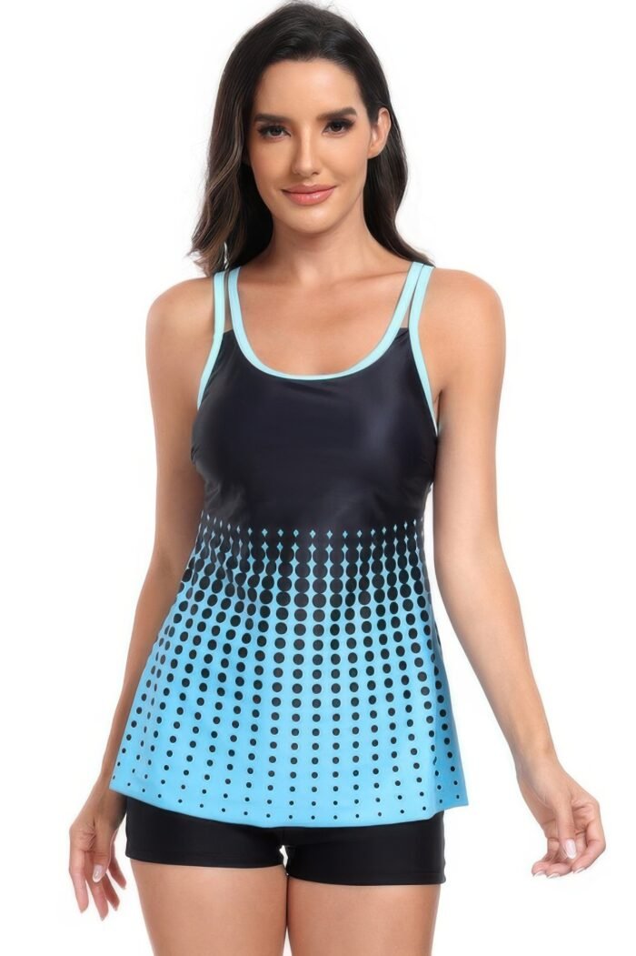 Two pieces dot print sleeveless fit swimsuits - image 20