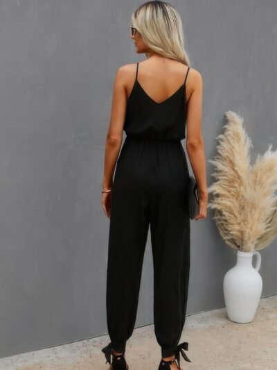 V Neck Spaghetti Straps Jumpsuit V Neck Spaghetti Straps Jumpsuit
