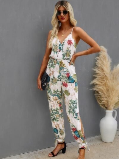 V Neck Spaghetti Straps Jumpsuit V Neck Spaghetti Straps Jumpsuit
