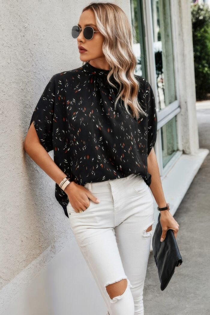 Leopard Open Back Knot Drop Top - Image 11