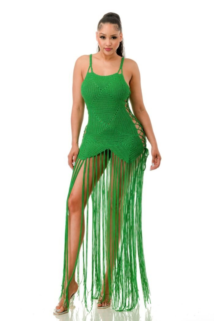 Crochet Dress Bottom Fringe - Image 8
