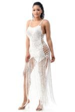 Crochet Dress Bottom Fringe