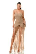 Crochet Dress Bottom Fringe