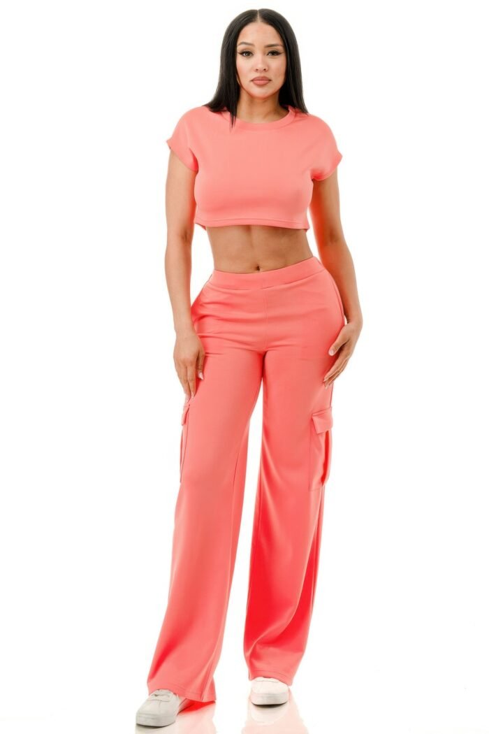 Wide Pants Cargo Set - Image 4