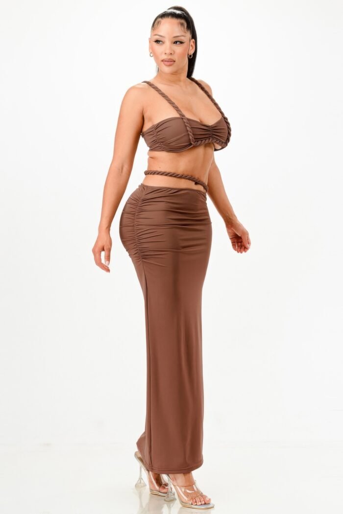 Cord Top And Skirt Set - Image 2