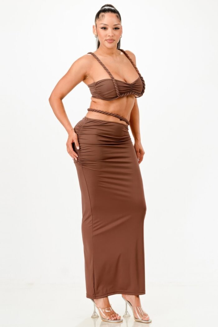 Cord Top And Skirt Set - Image 3