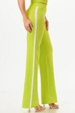 Cropped Polo Sweater Shirt And Pants Set - Image 4