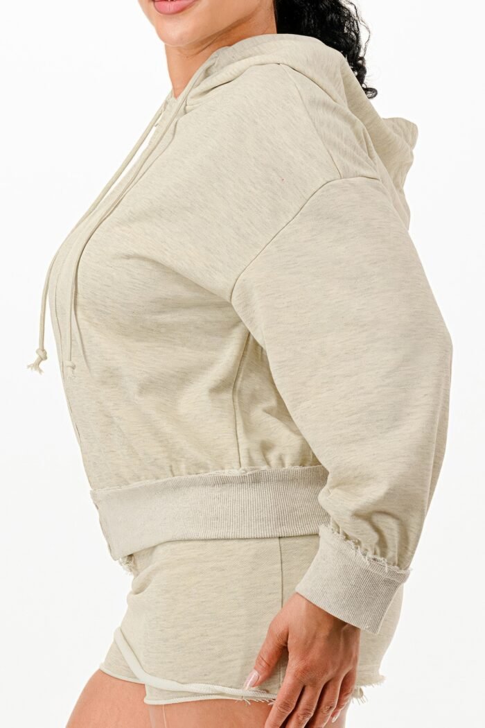 Zipped Hooded Jacket And Skort Set - Image 13
