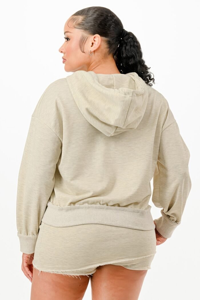 Zipped Hooded Jacket And Skort Set - Image 14