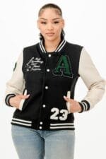 Patch Varsity Bomber Jacket