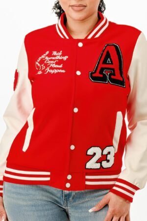 Patch Varsity Bomber Jacket