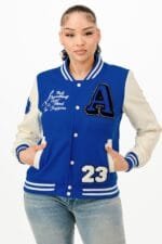 Patch Varsity Bomber Jacket