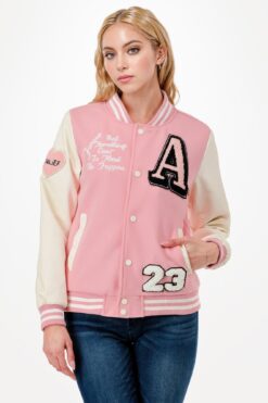 Patch Varsity Bomber Jacket