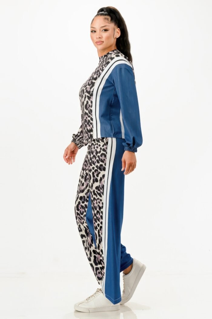 Leopard Denim Pants Set - Image 6