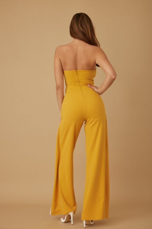 Double Flap Layer Strapless Jumpsuit - Image 8