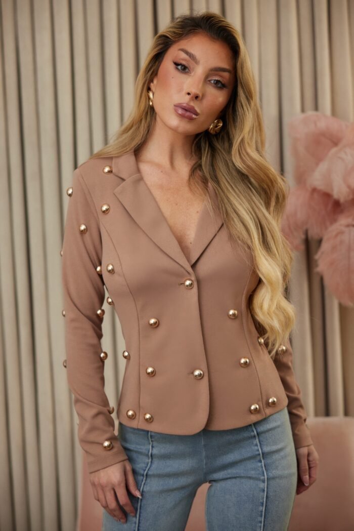 Stud Detailed Fashion Jacket - Image 6