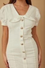 Cute Button Up Short Dress