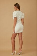 Cute Button Up Short Dress