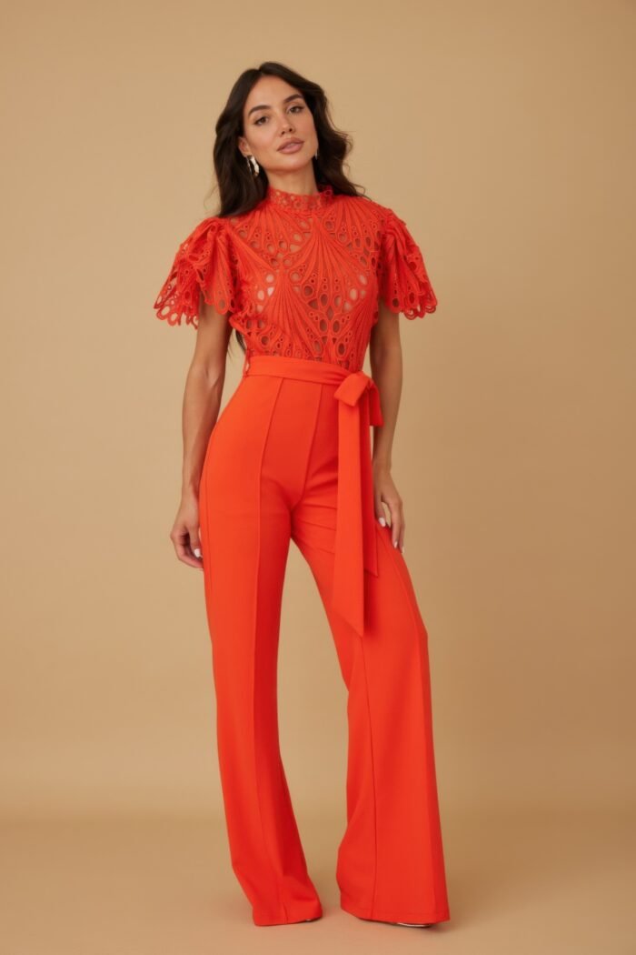 Fashion Crochet Jumpsuit - Image 4