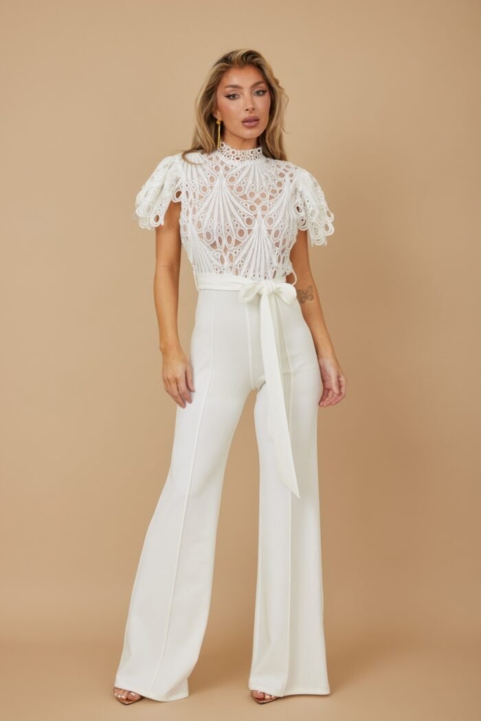Fashion Crochet Jumpsuit - Image 2