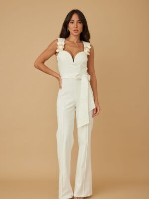 Intertwined Ring Detail With Strap Jumpsuit