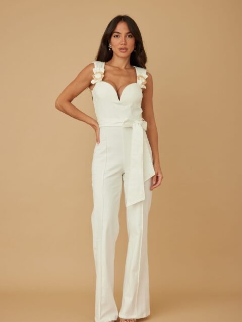 Intertwined Ring Detail With Strap Jumpsuit