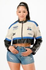 Colorblock Crop Jacket - Image 5