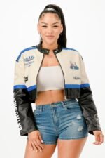 Colorblock Crop Jacket - Image 6
