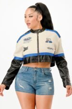 Colorblock Crop Jacket - Image 9