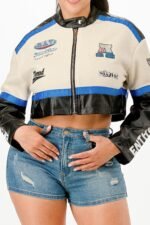 Colorblock Crop Jacket - Image 12