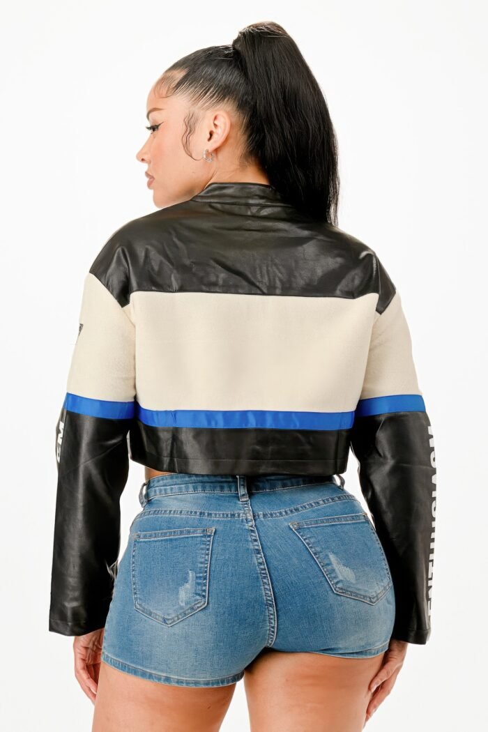 Colorblock Crop Jacket - Image 13