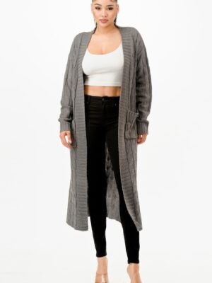 Cable Sweater Long Cardigan Cable Sweater Long Cardigan
