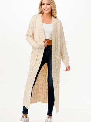 Cable Sweater Long Cardigan Cable Sweater Long Cardigan