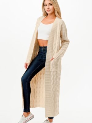Cable Sweater Long Cardigan Cable Sweater Long Cardigan
